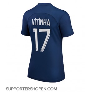 Paris Saint-Germain Vitinha Ferreira #17 Hemma Matchtröja Dam 2022-23 Kortärmad